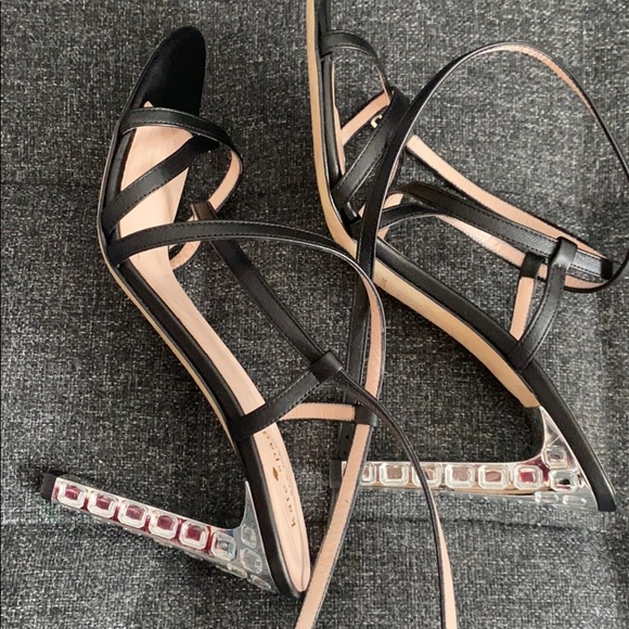 Kate Spade Block Mirror Heel Sandals - Picture 4 of 4